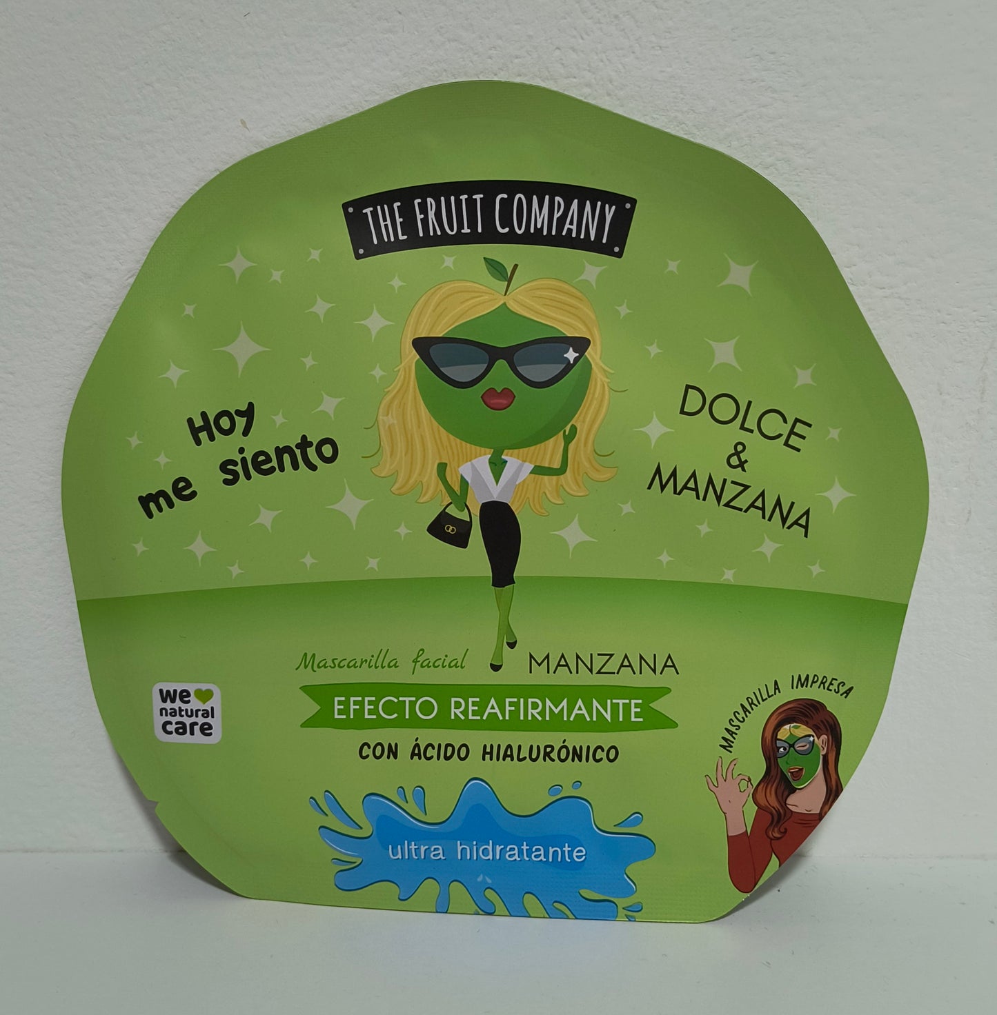 Mascarillas Faciales The Fruit Company: Manzana y Moras Hidratación y Reafirmante para Tu Piel - tenemosturegalo.es