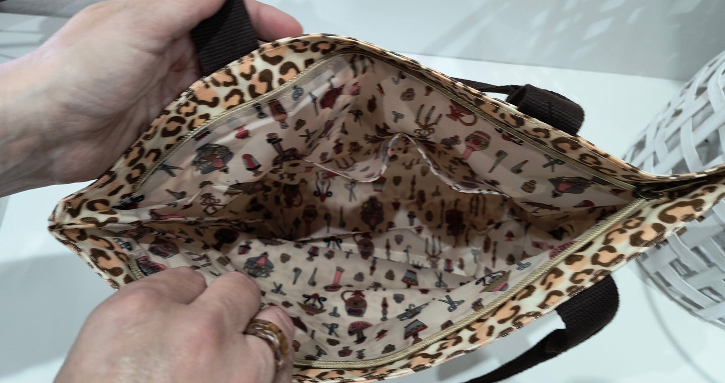 Bolso 42*28*12cm Estampado de Leopardo Impermeable – Perfecto para el Verano, la Playa y la Piscina - tenemosturegalo.es