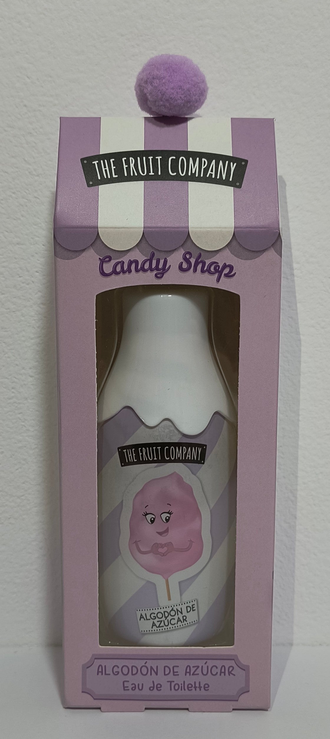 Colonias de The Fruit Company 40ml con fórmula vegana y extractos naturales. Osito de gominola, Algodón de azúcar, Chicle de fresa y Nube de colores. - tenemosturegalo.es