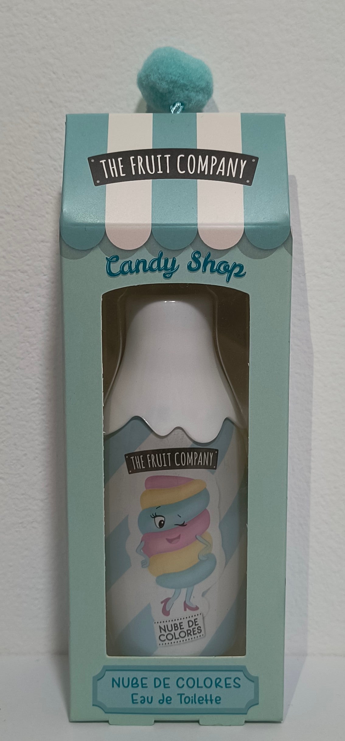 Colonias de The Fruit Company 40ml con fórmula vegana y extractos naturales. Osito de gominola, Algodón de azúcar, Chicle de fresa y Nube de colores. - tenemosturegalo.es